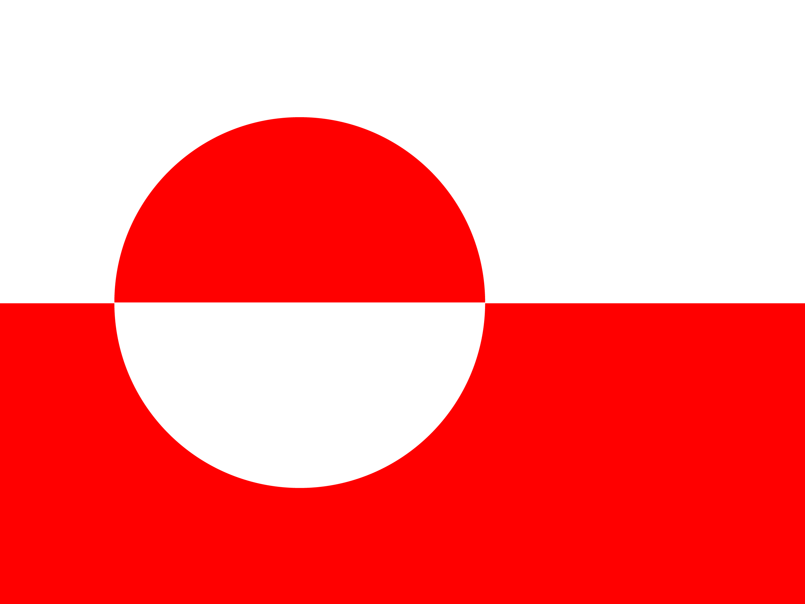 Bandera de Groenlandia