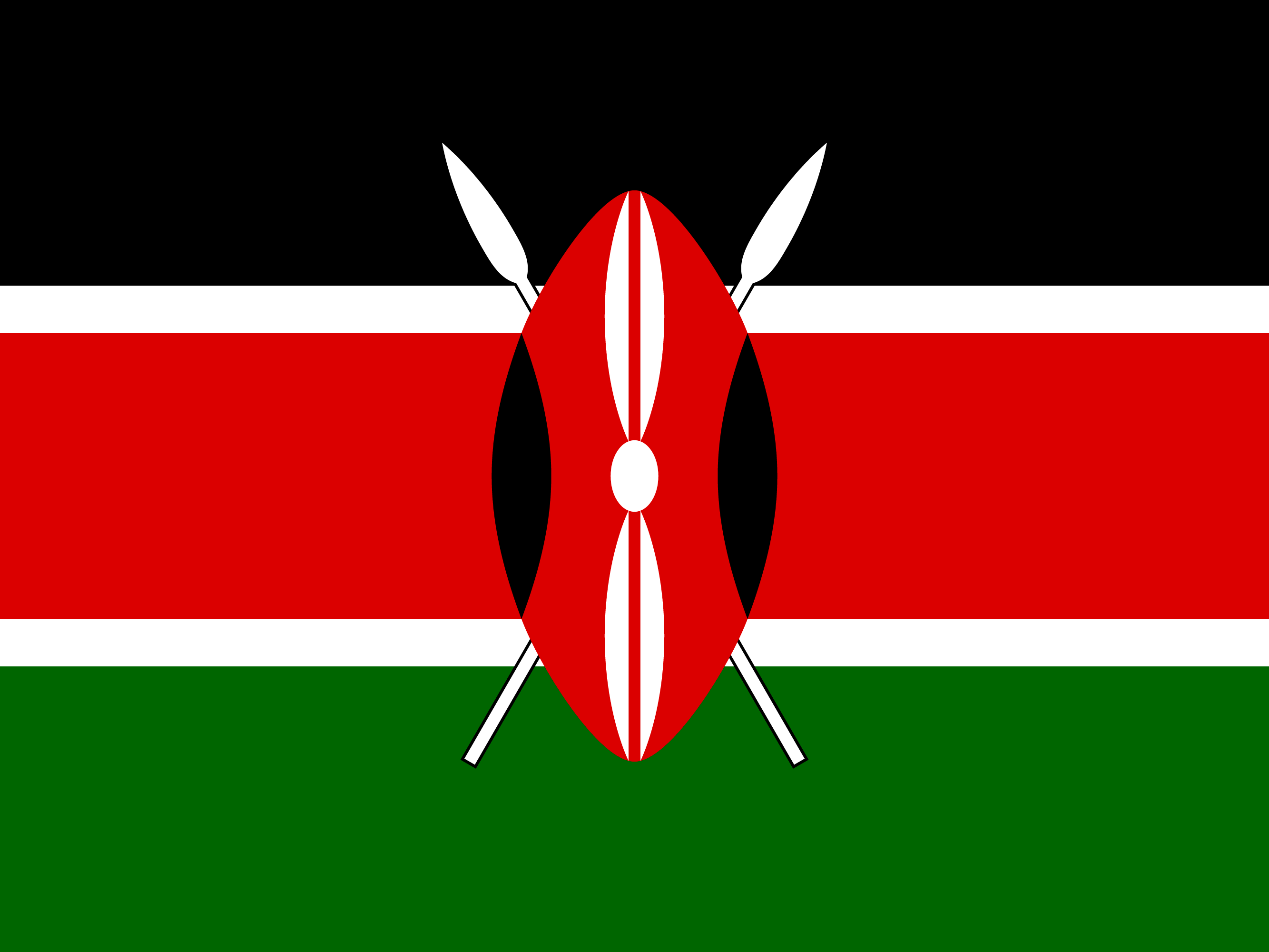 Bandera de Kenia