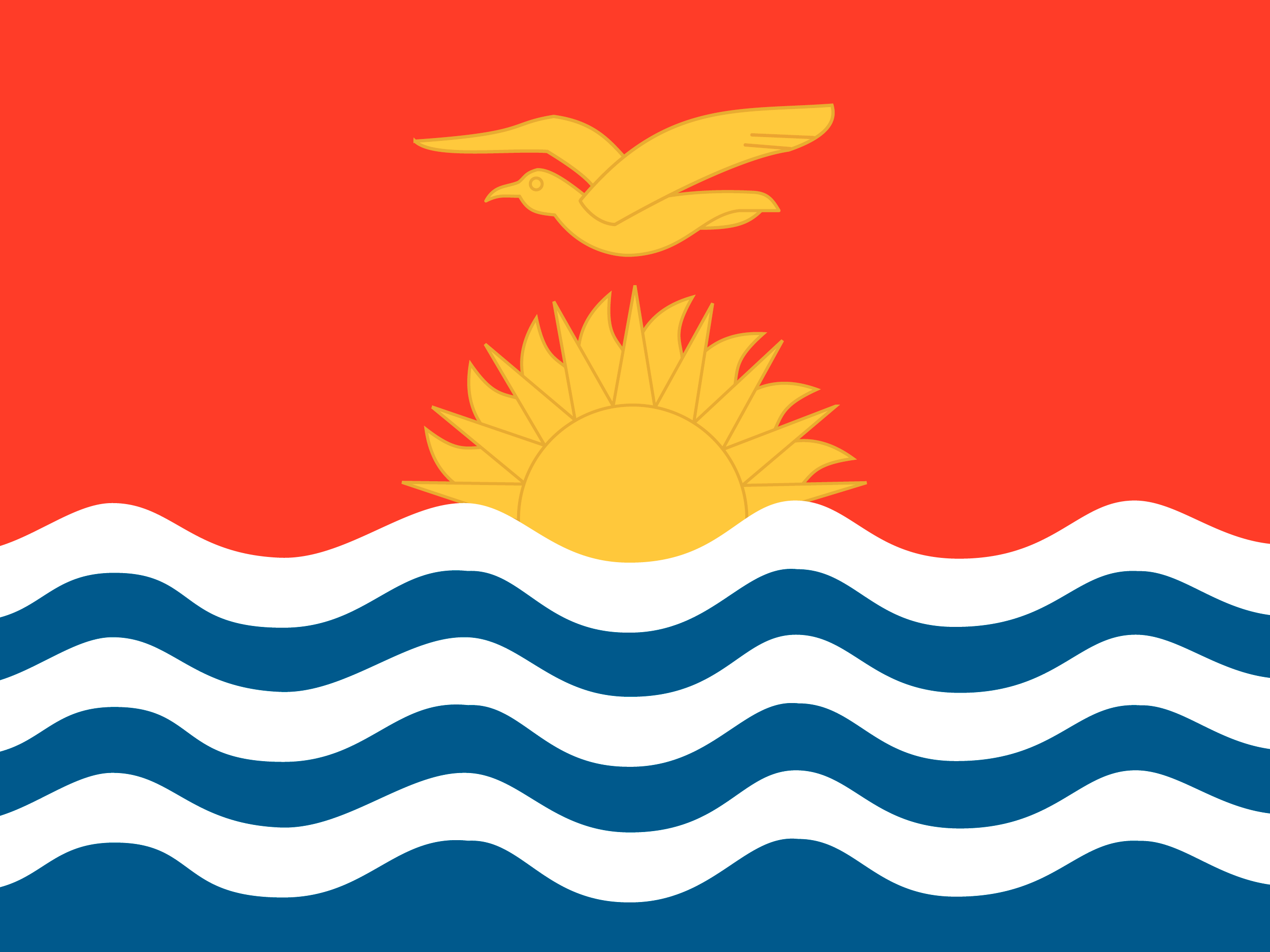 Bandera de Kiribati