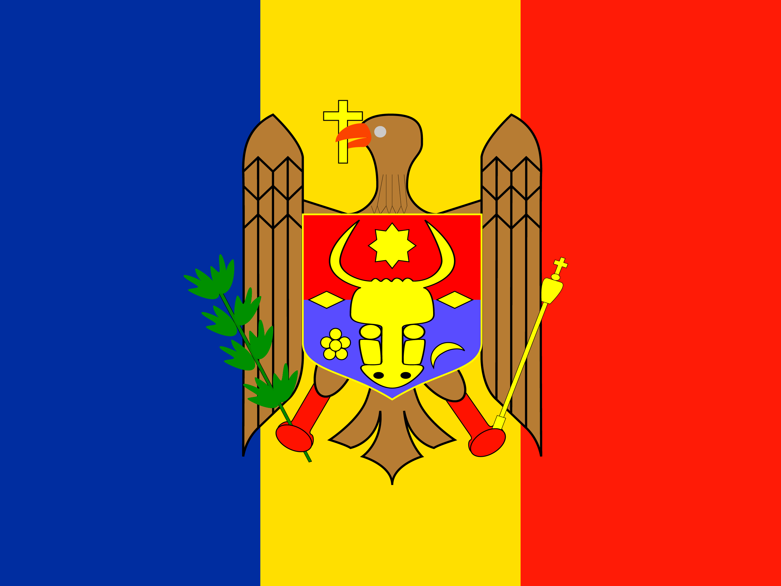 Bandera de Moldavia