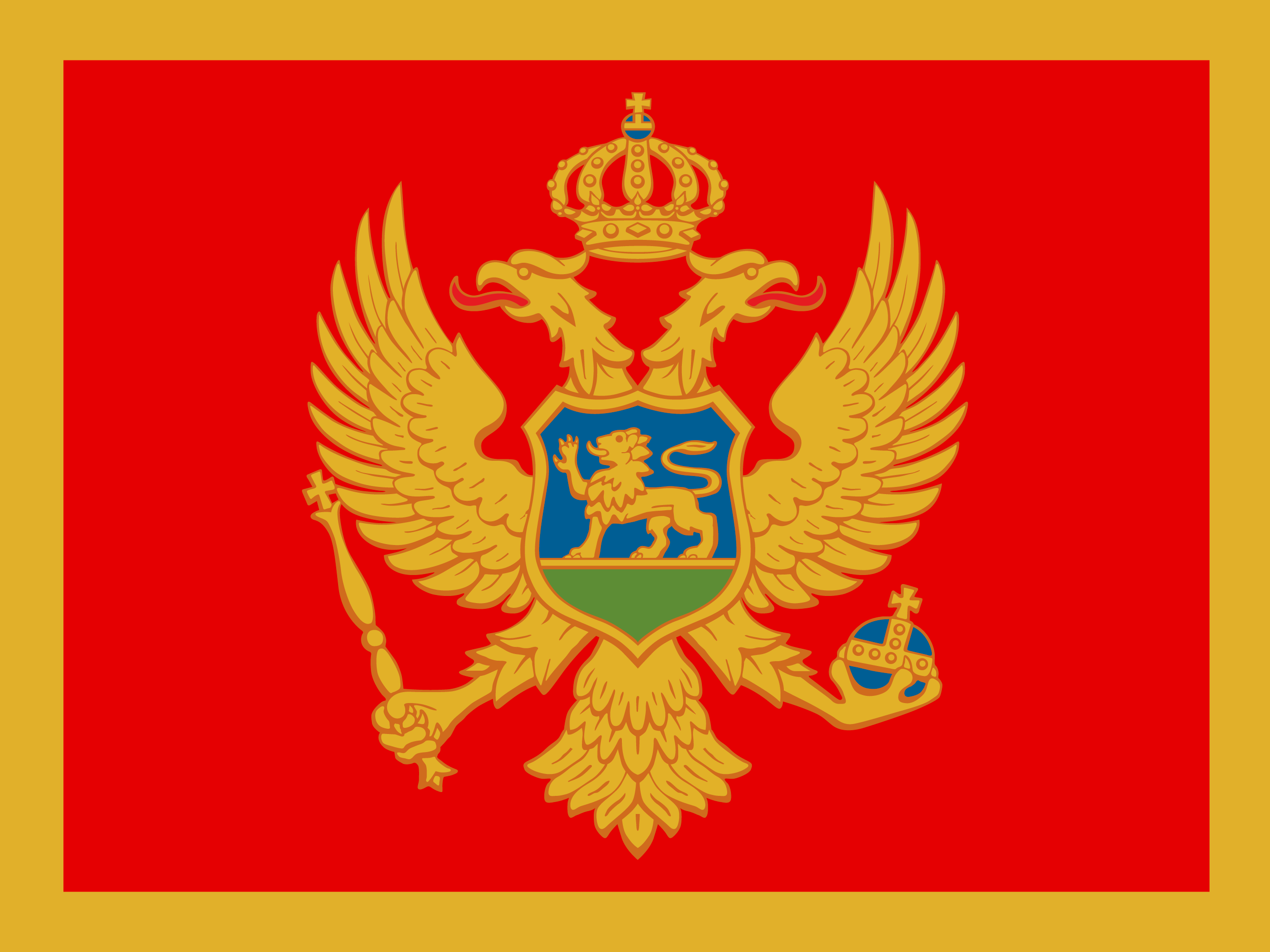 Bandera de Montenegro