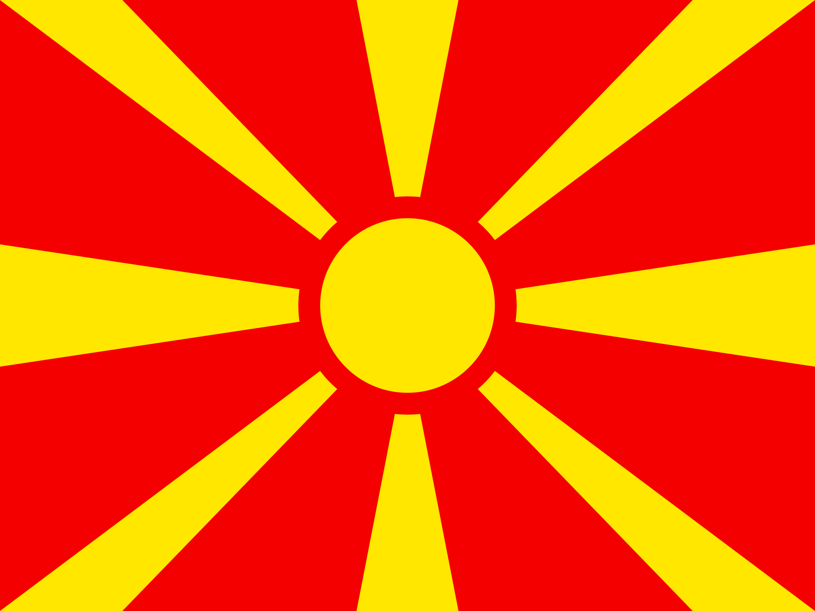 Bandera de Macedonia del Norte