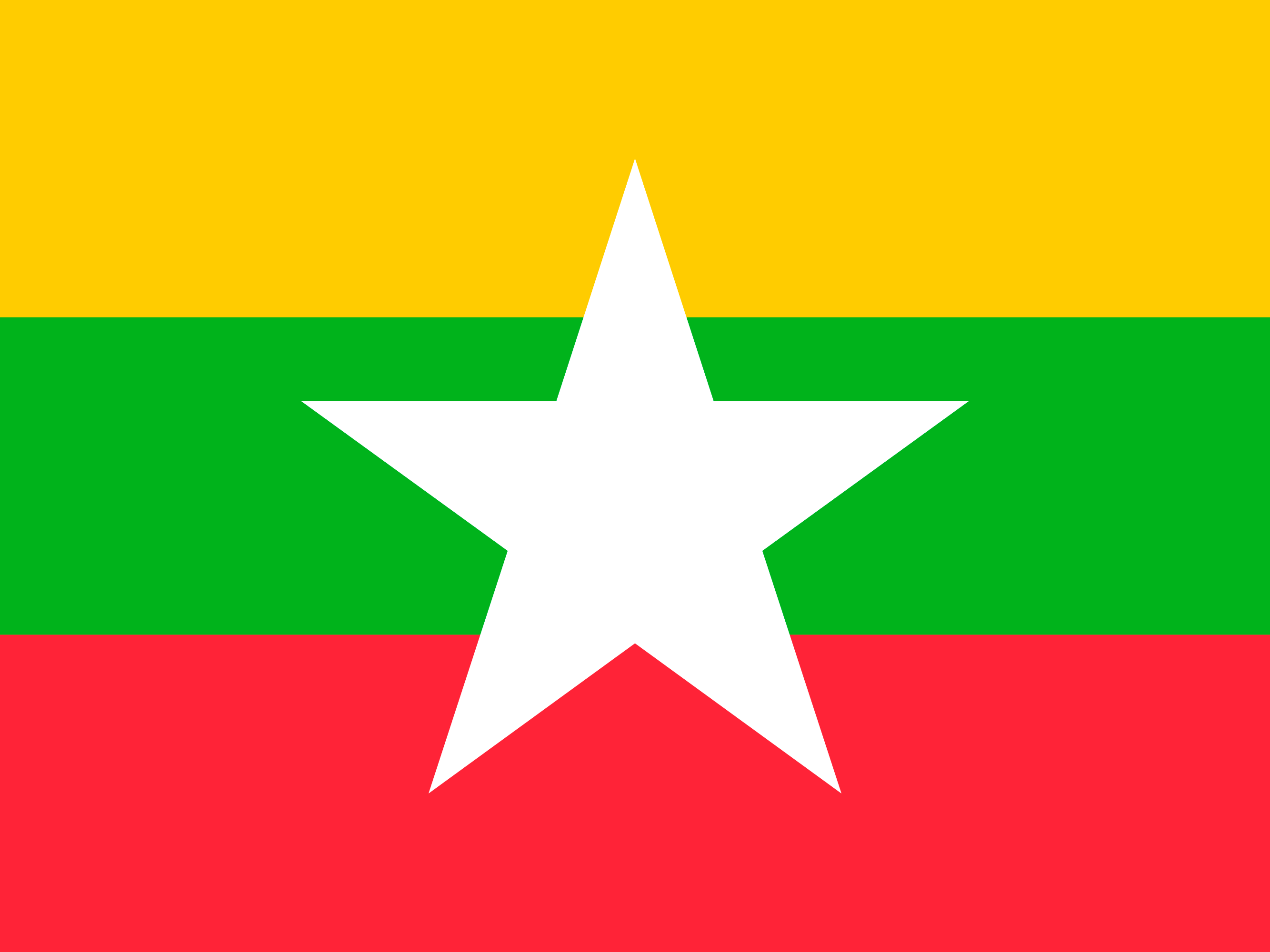 Bandera de Birmania
