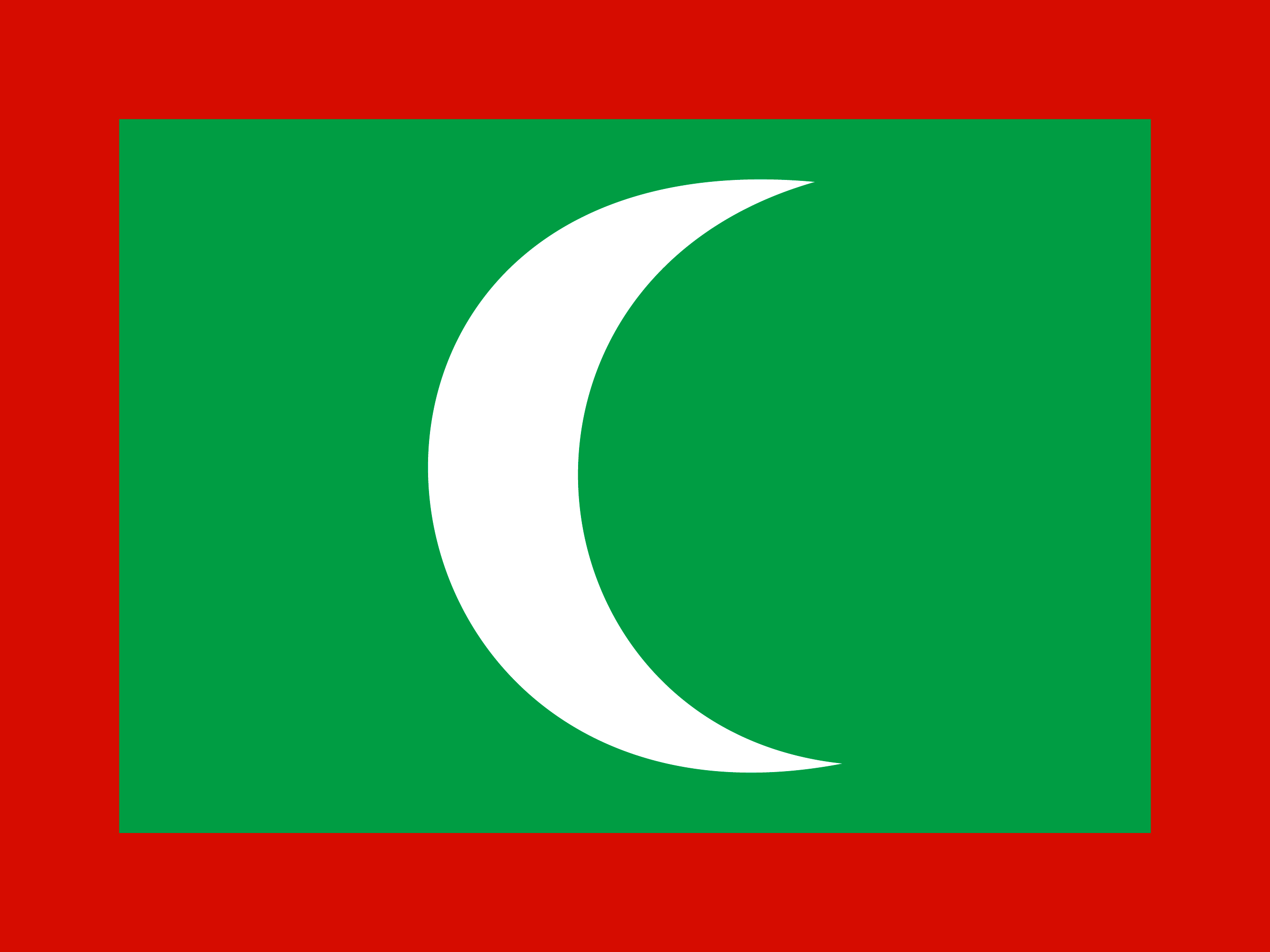 Bandera de Maldivas