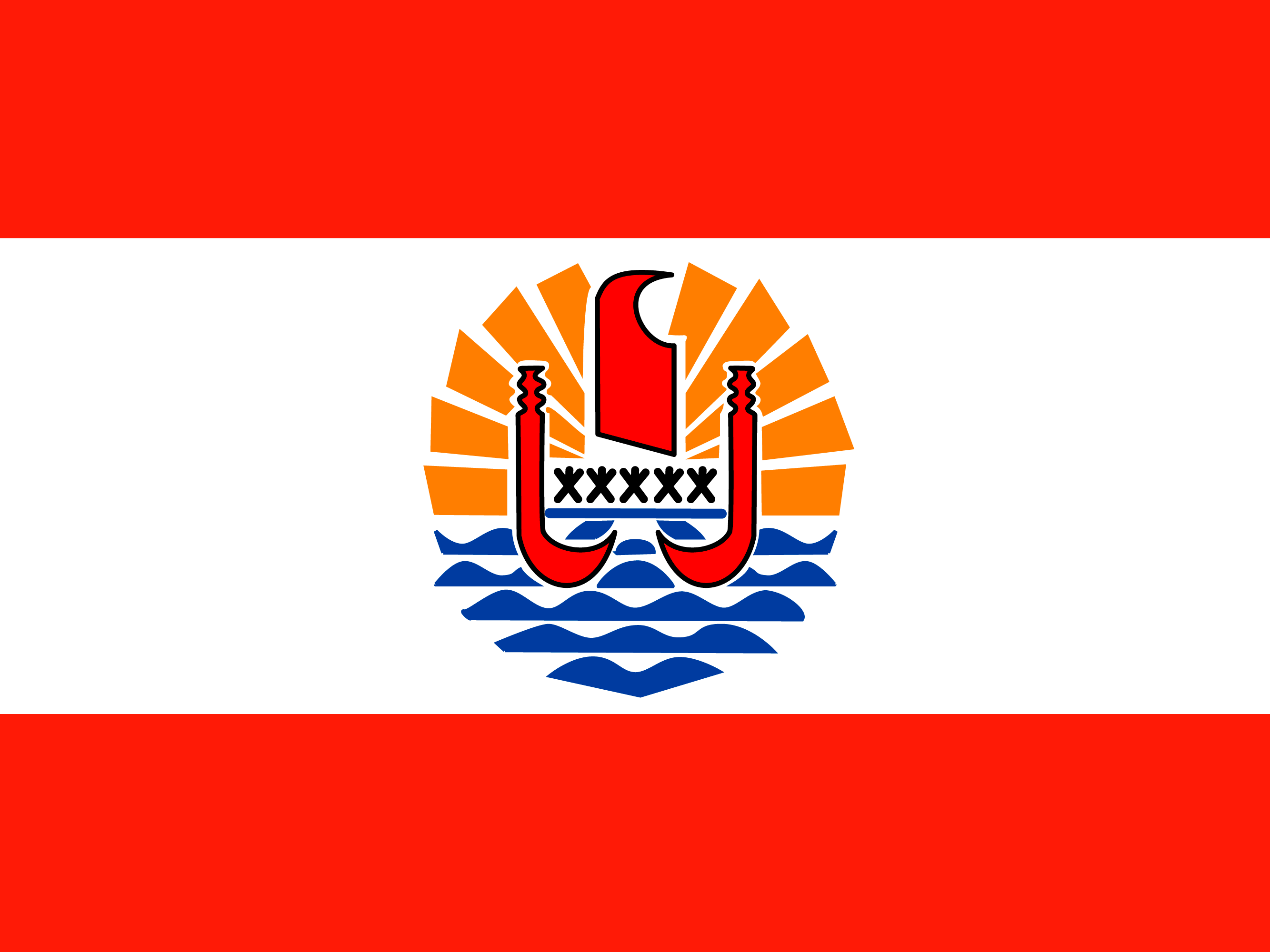 Bandera de Polinesia Francesa