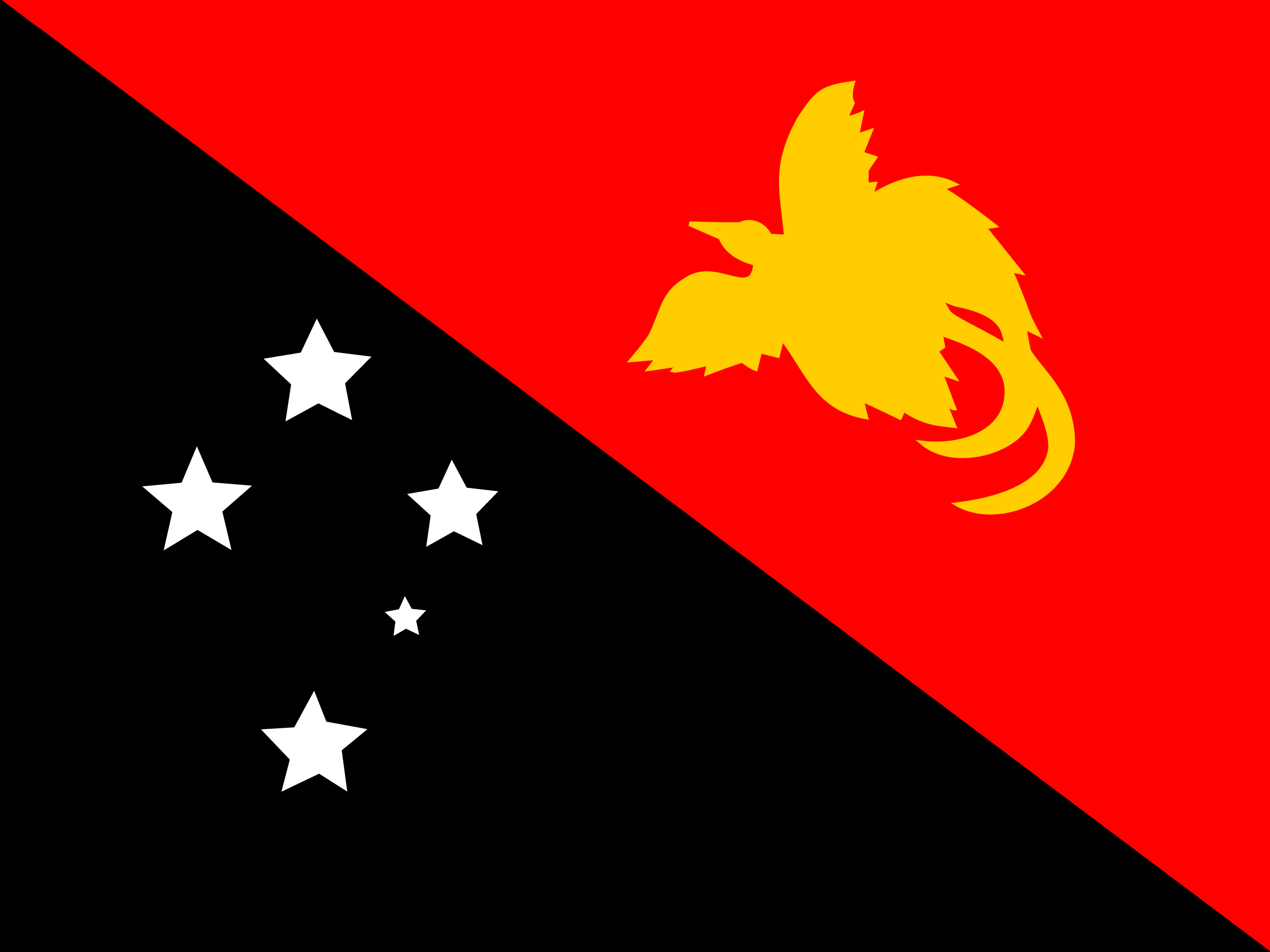 Bandera de Papúa Nueva Guinea