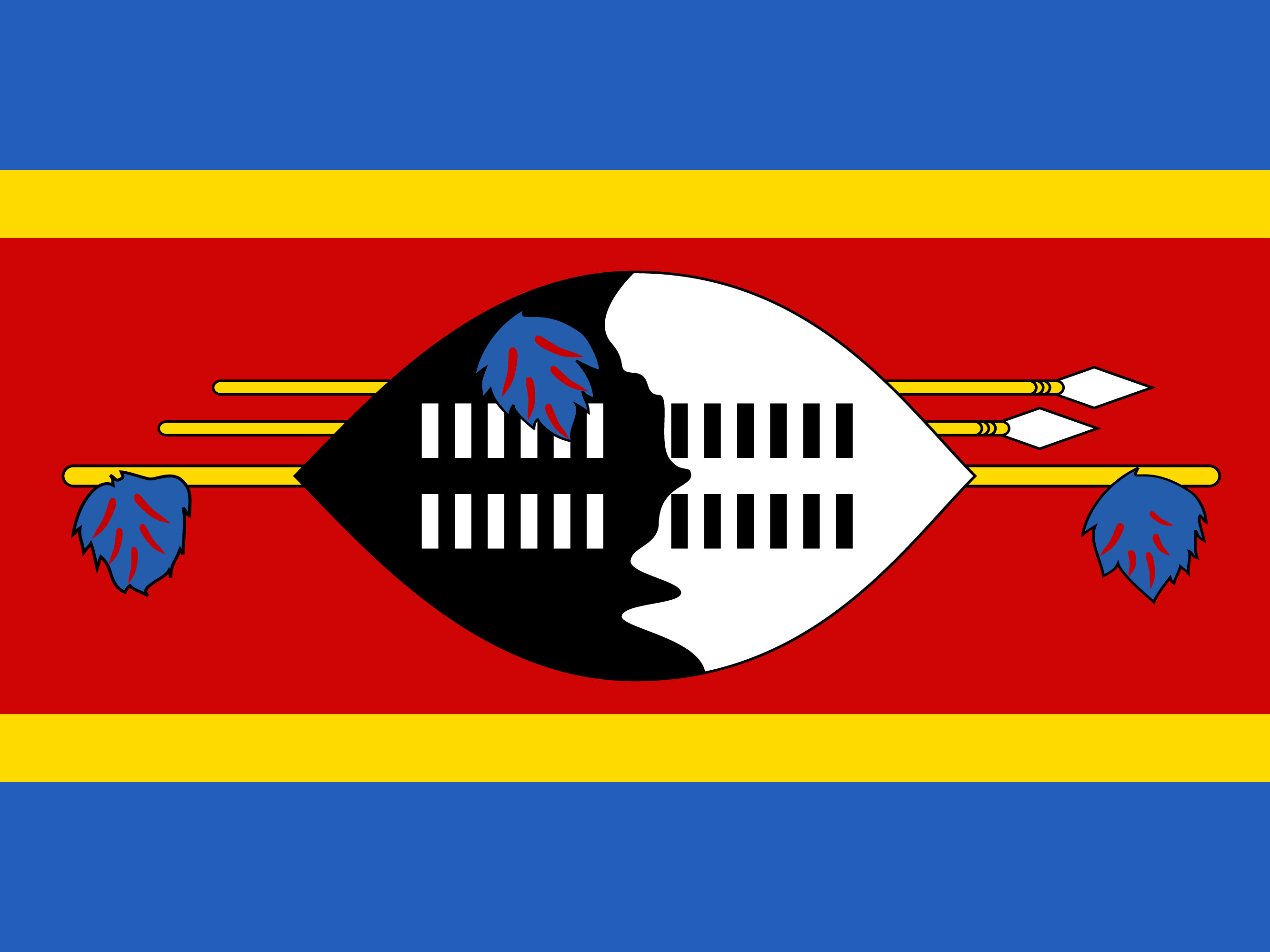 Bandera de Esuatini