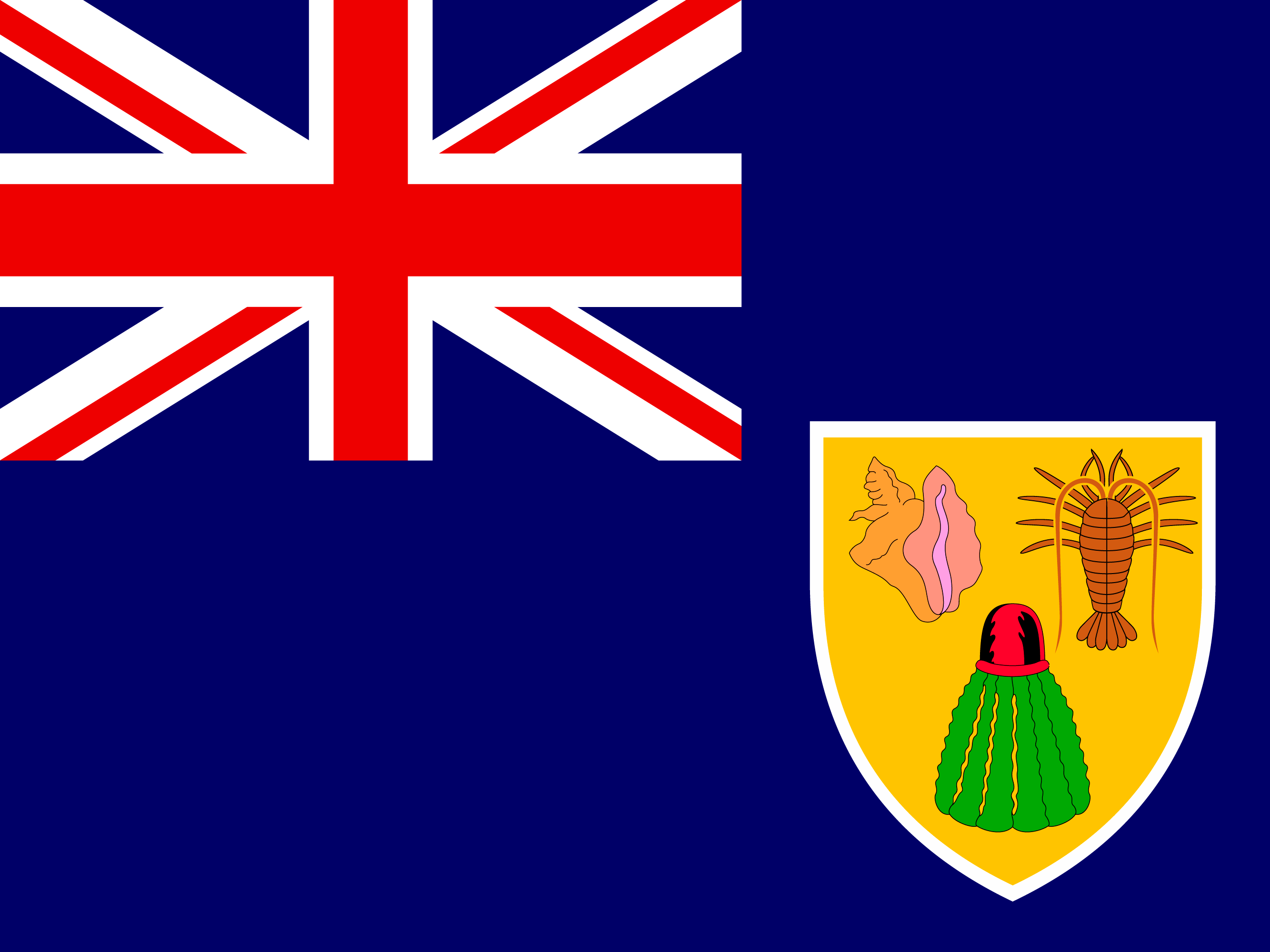 Bandera de Islas Turcas y Caicos
