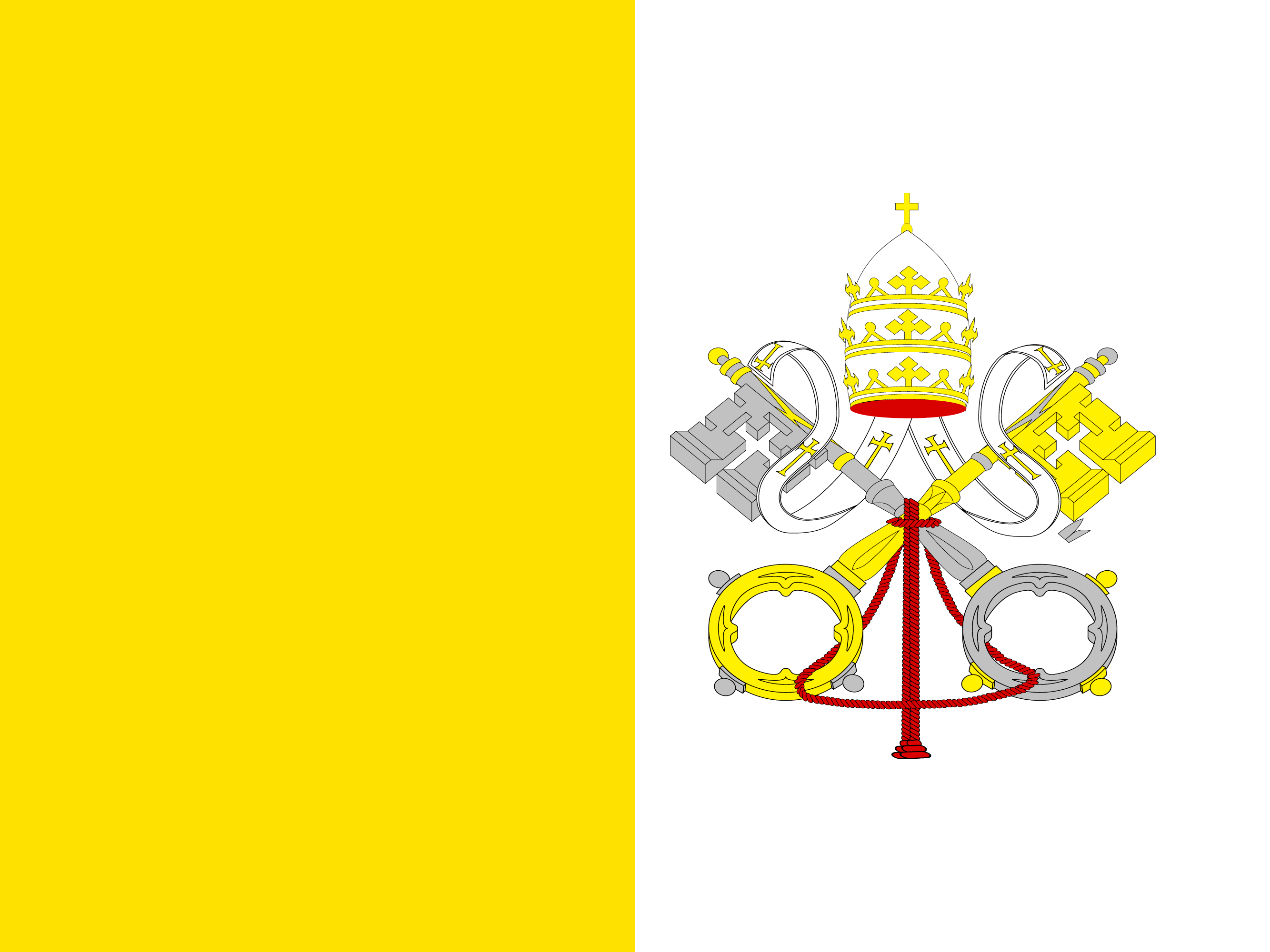 Bandera de Vaticano