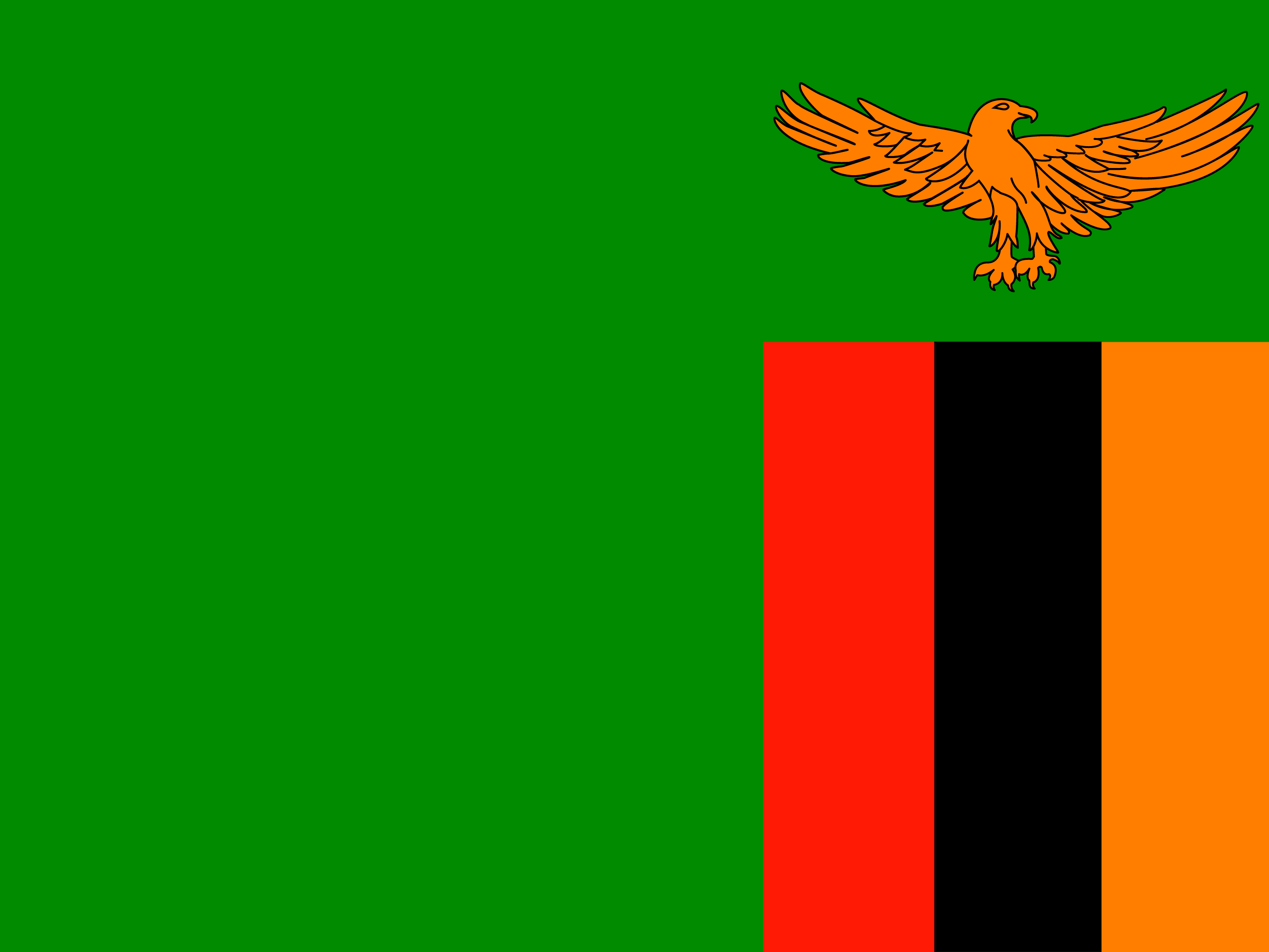 Bandera de Zambia