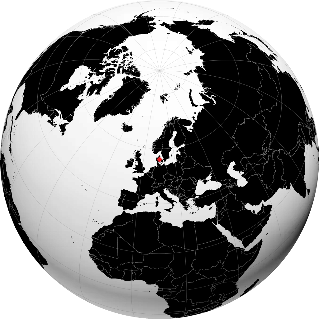 Aarhus en el globo
