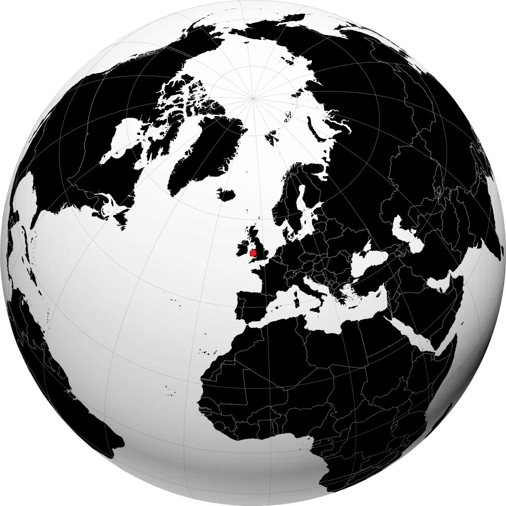Aberystwyth en el globo