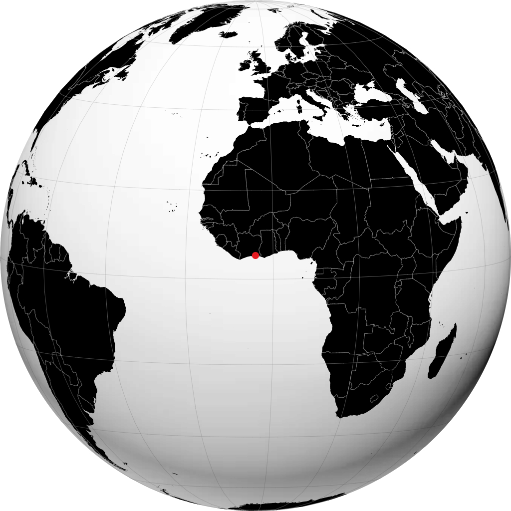 Abiyán en el globo