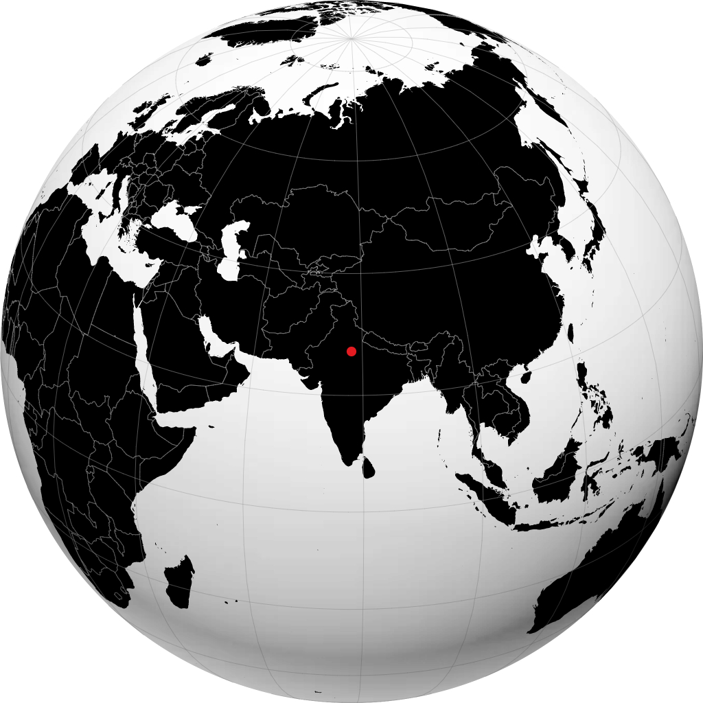 Agra en el globo