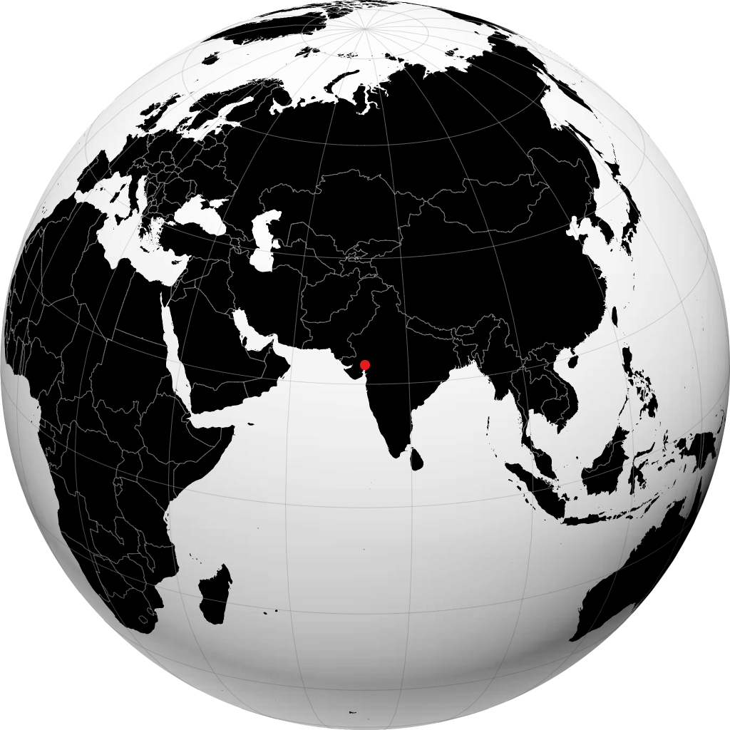 Ahmedabad en el globo