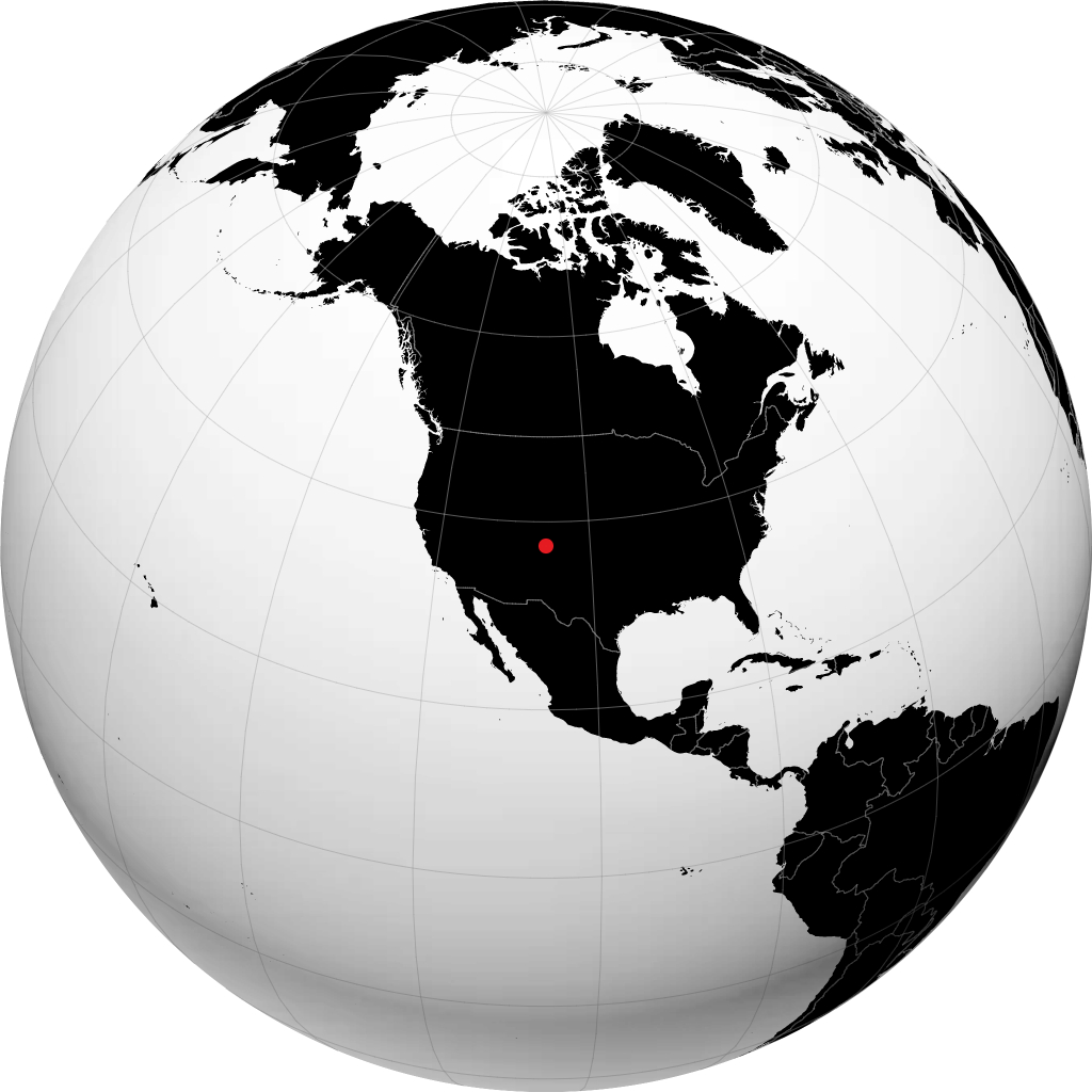 Alamosa en el globo