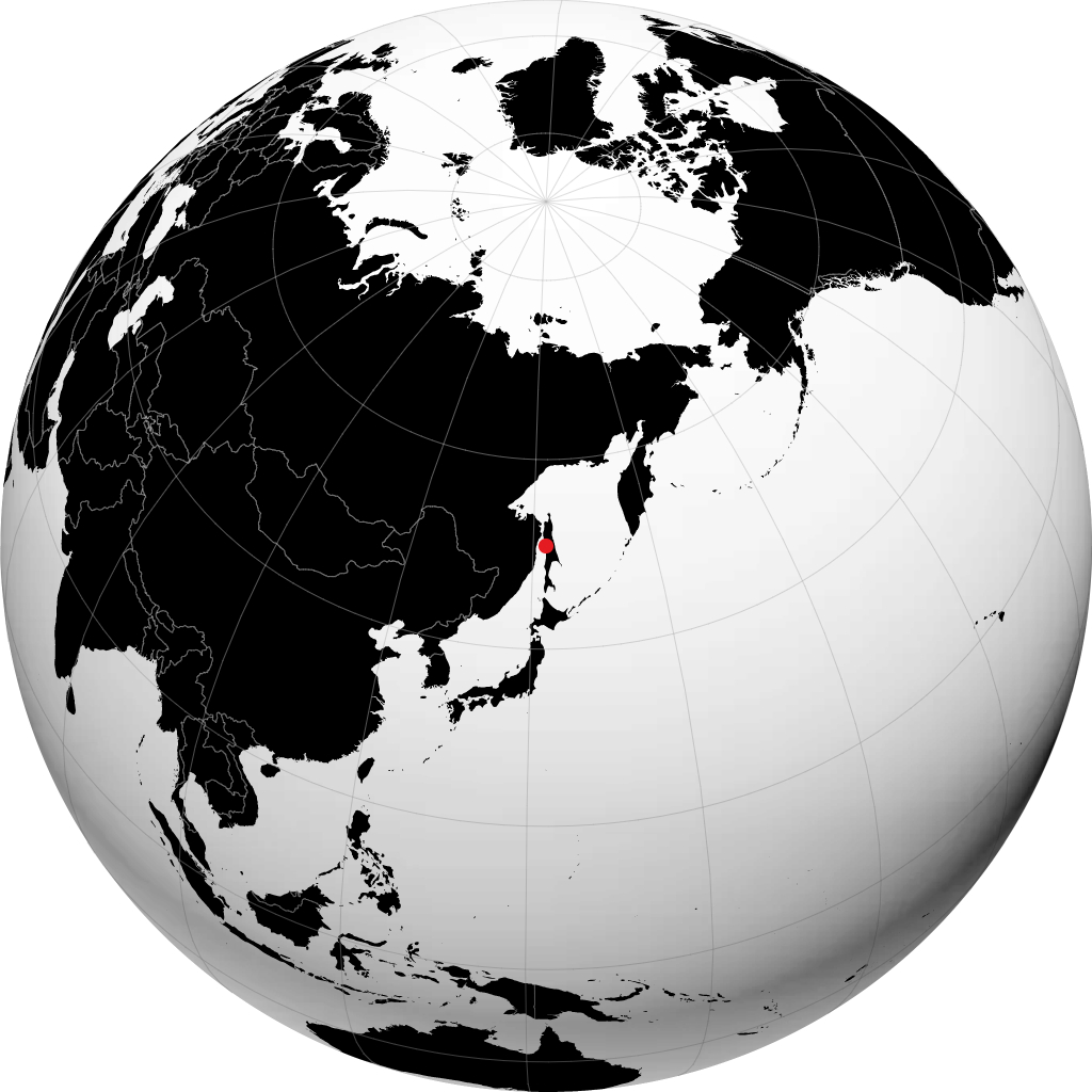 Aleksandrovsk-Sakhalinskiy en el globo