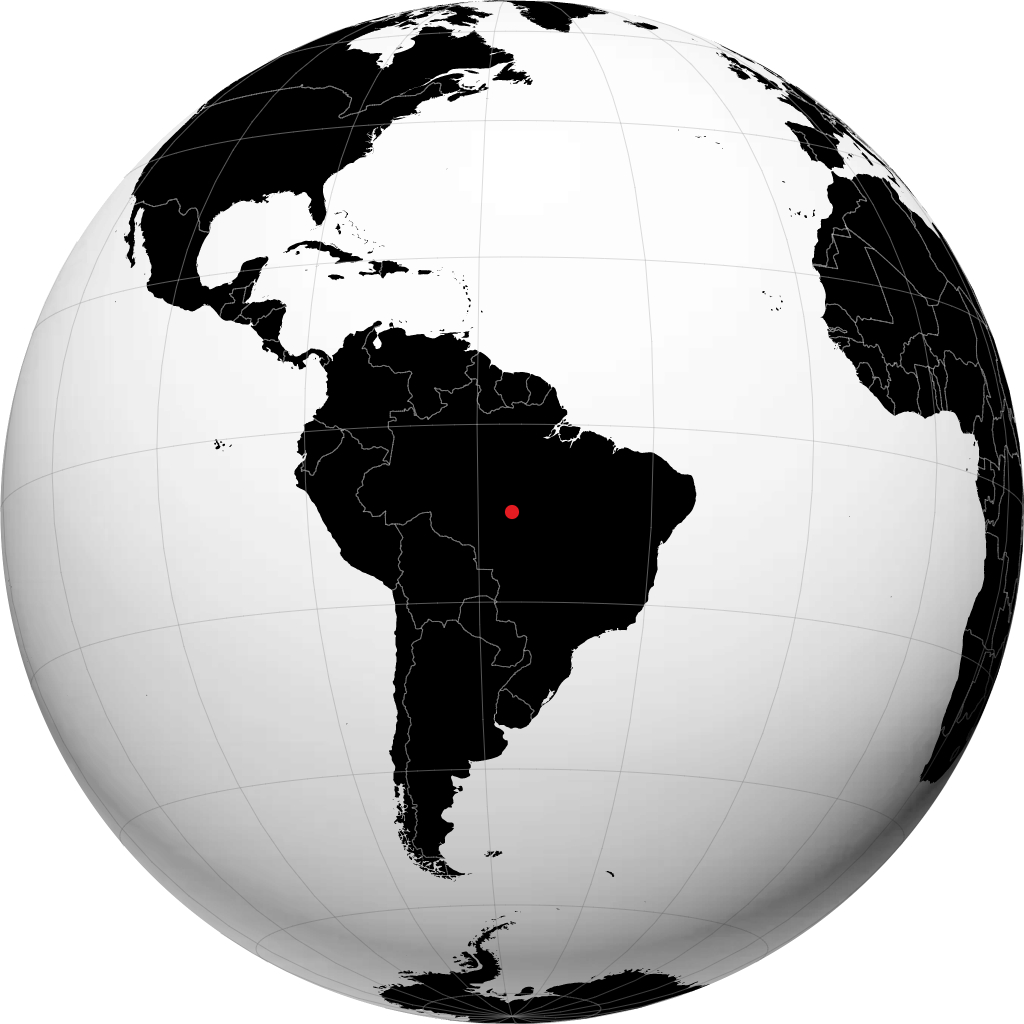Alta Floresta en el globo