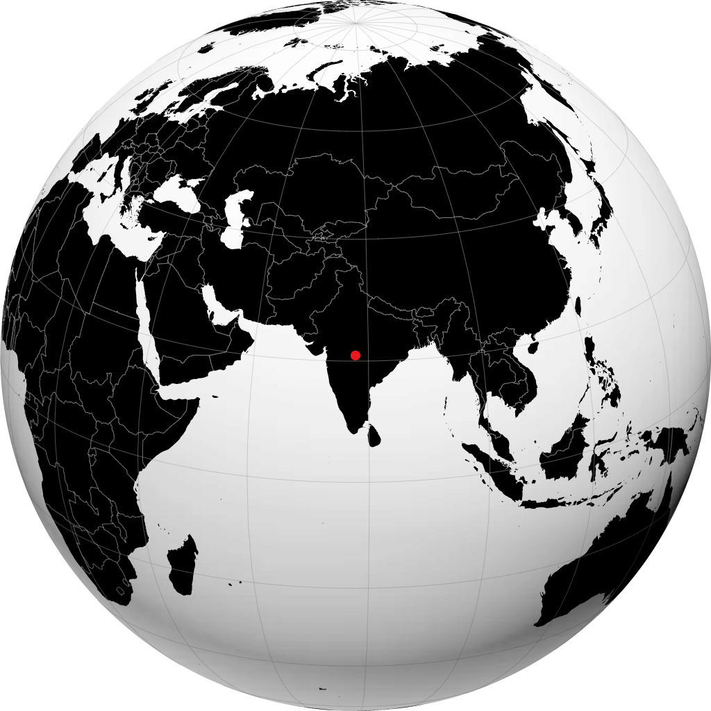 Amravati en el globo