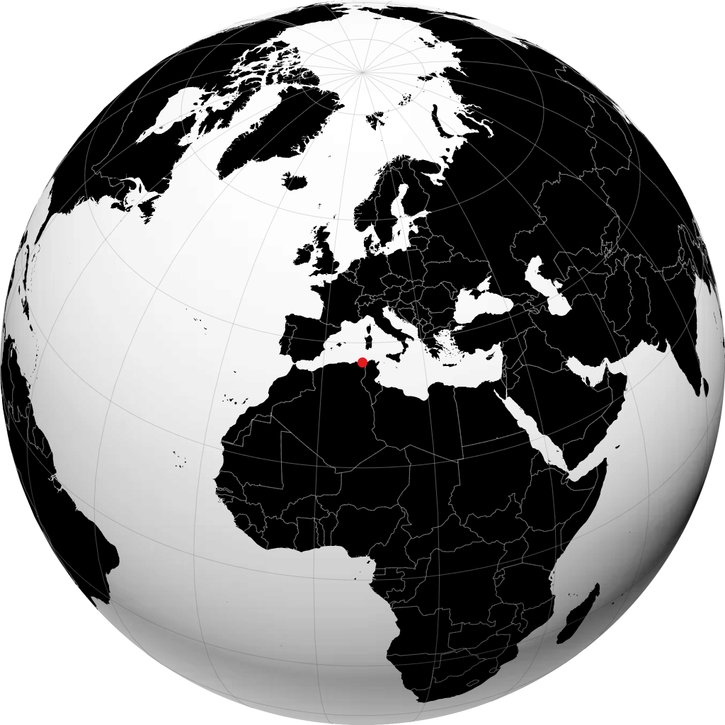 Annaba en el globo