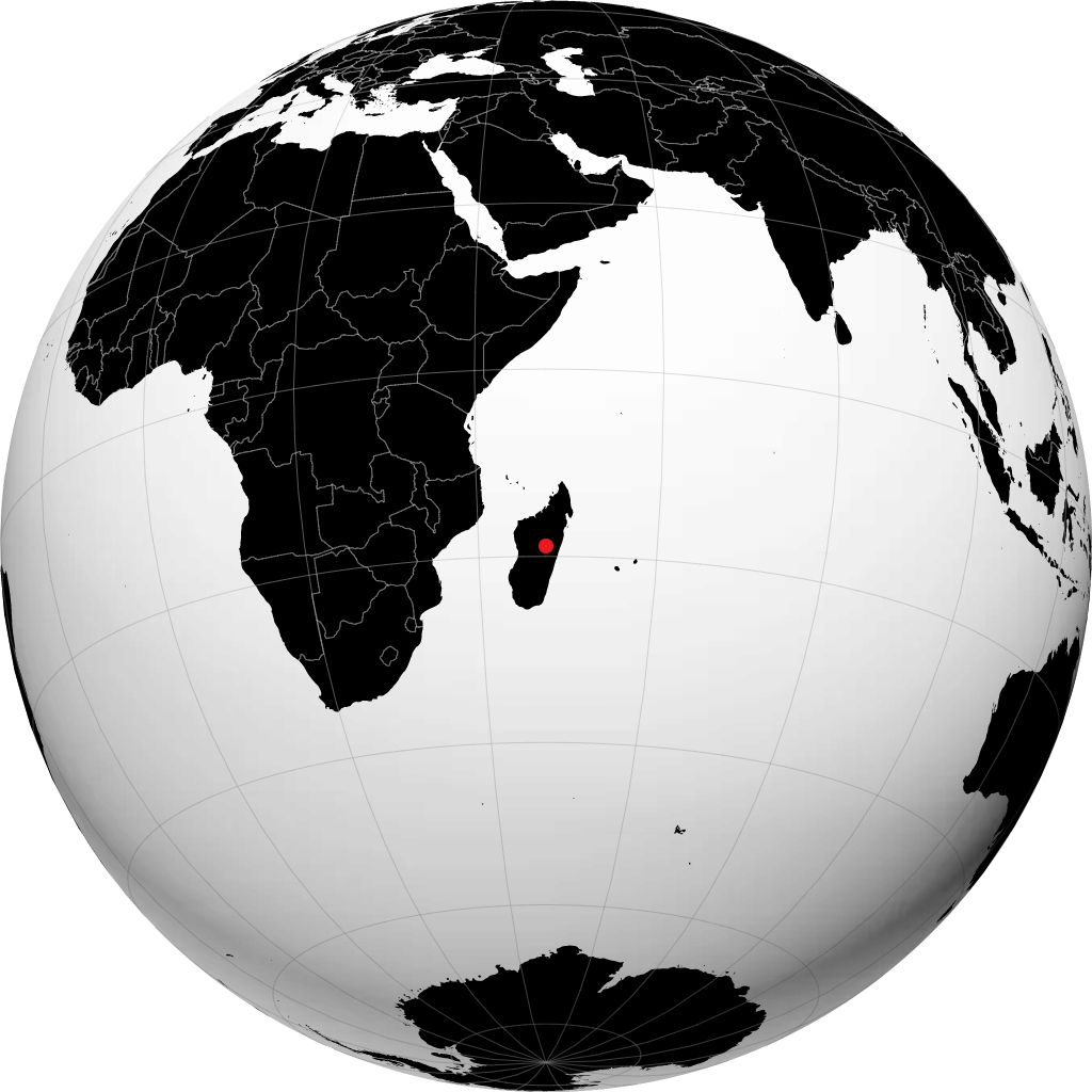 Antananarivo en el globo