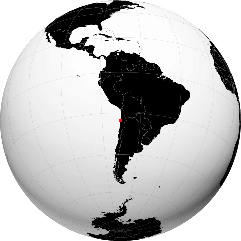Antofagasta en el globo