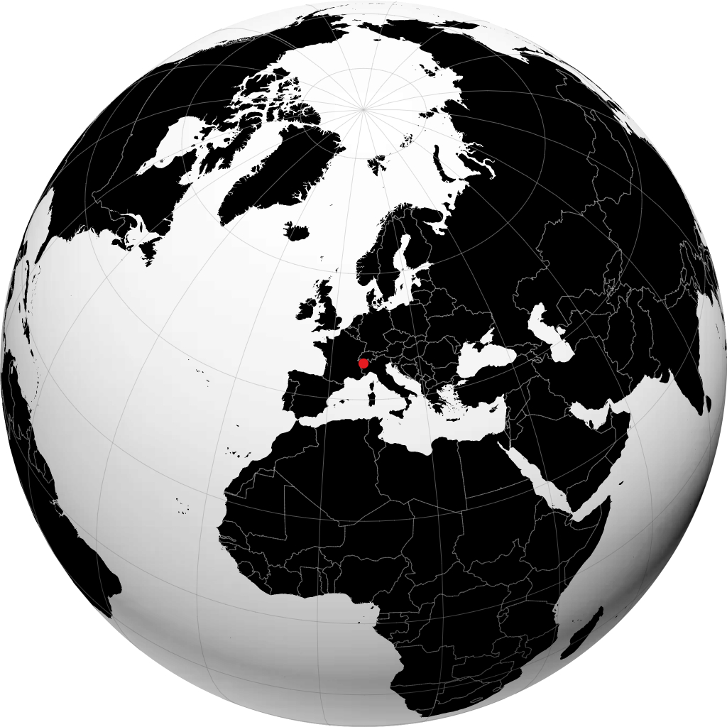 Aosta en el globo
