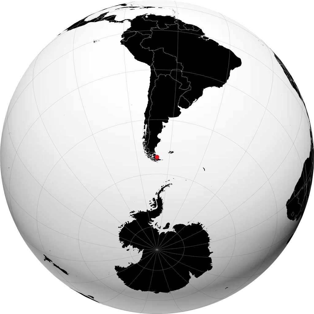 Río Grande en el globo