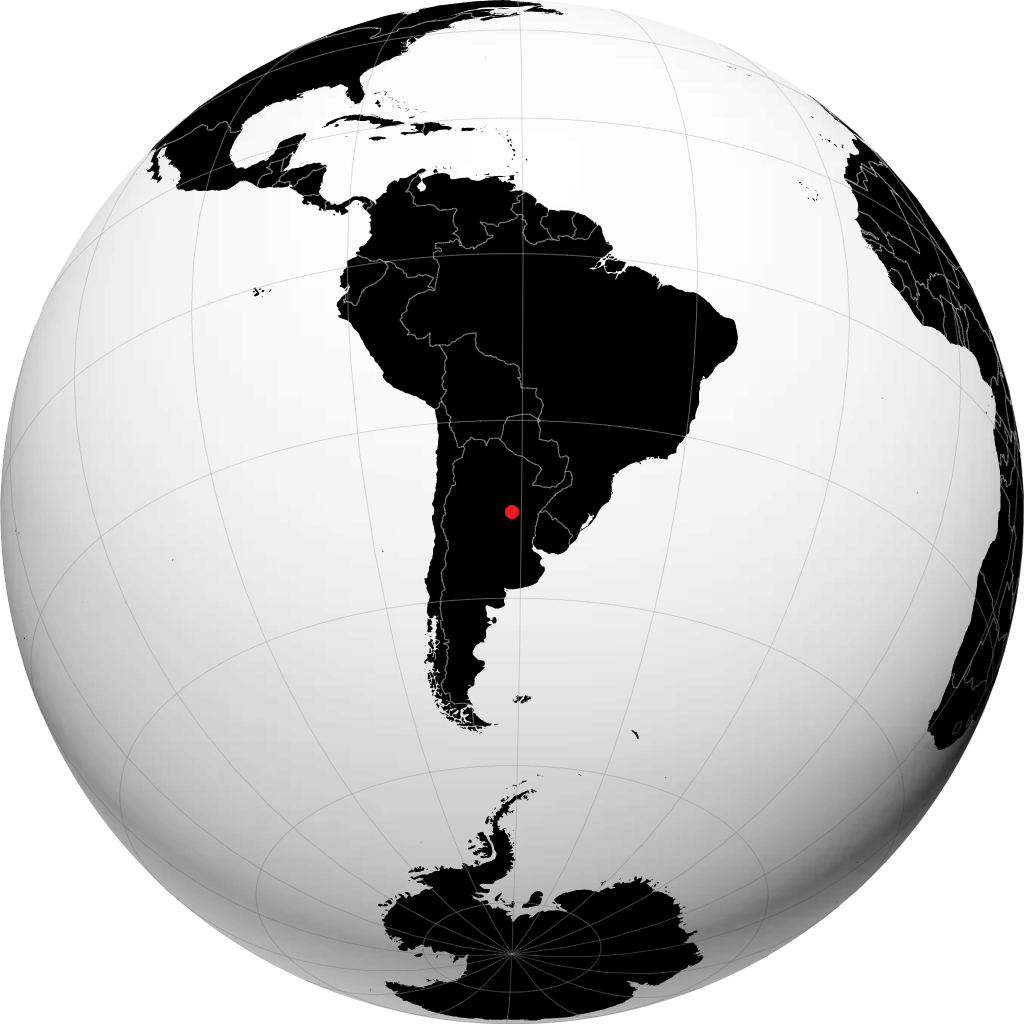 San Cristobal en el globo