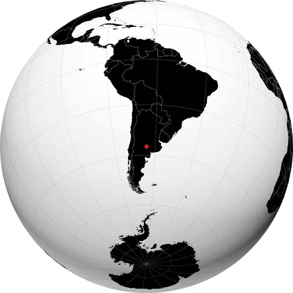 Santa Rosa en el globo