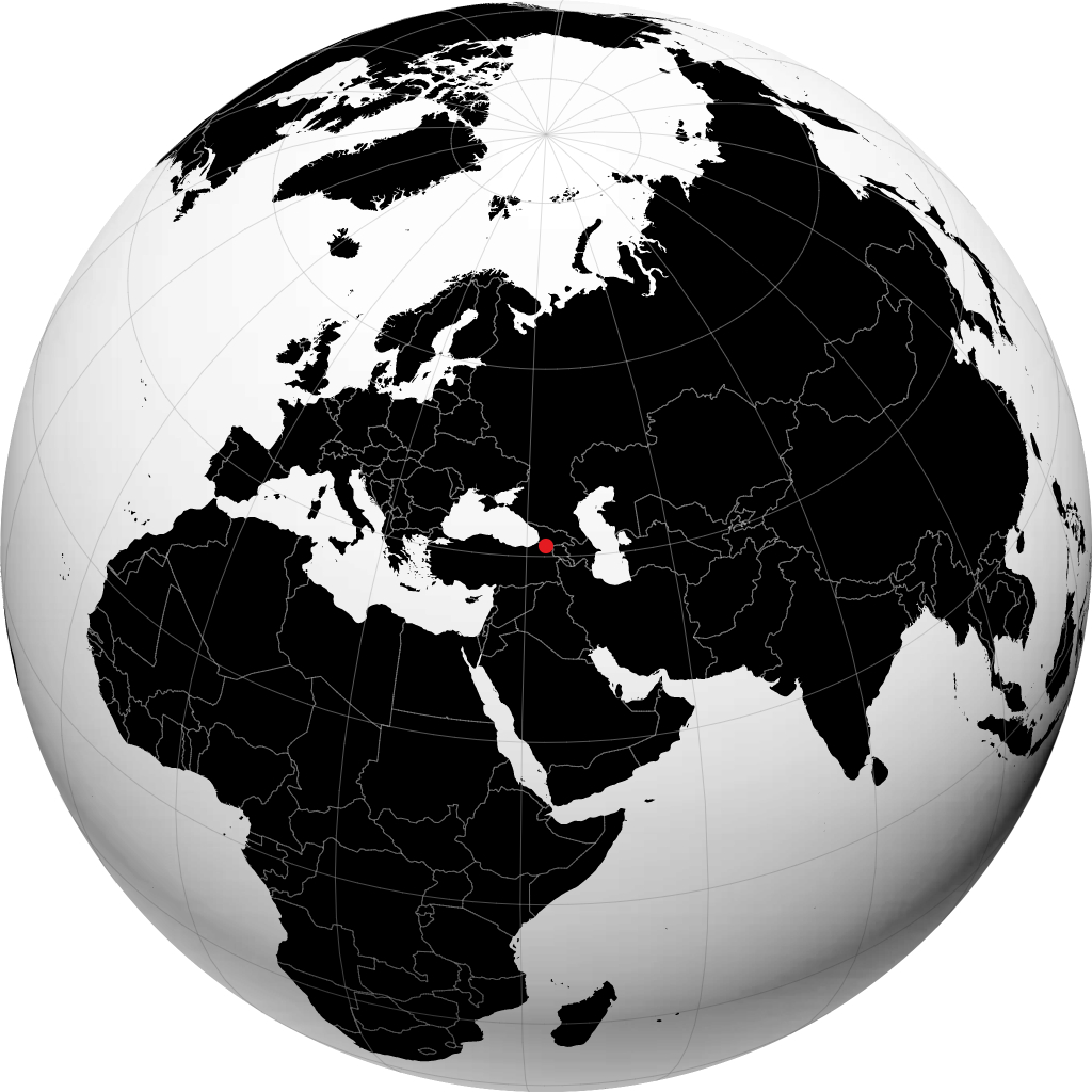 Ardahan en el globo