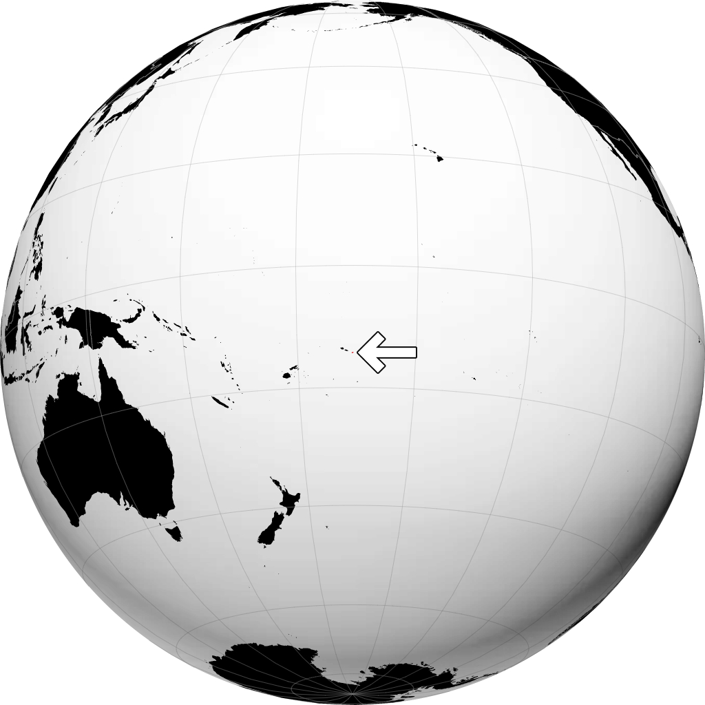Samoa Americana en el globo