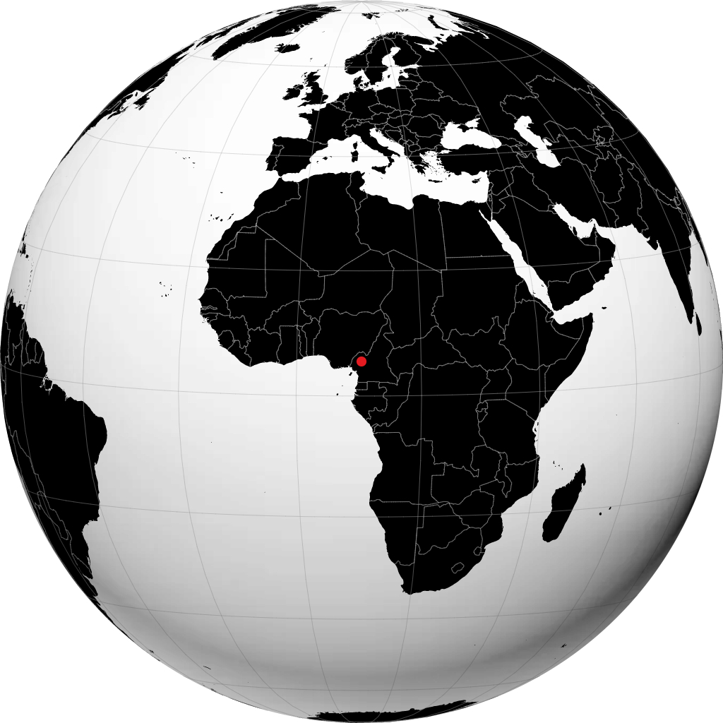 Bafoussam en el globo