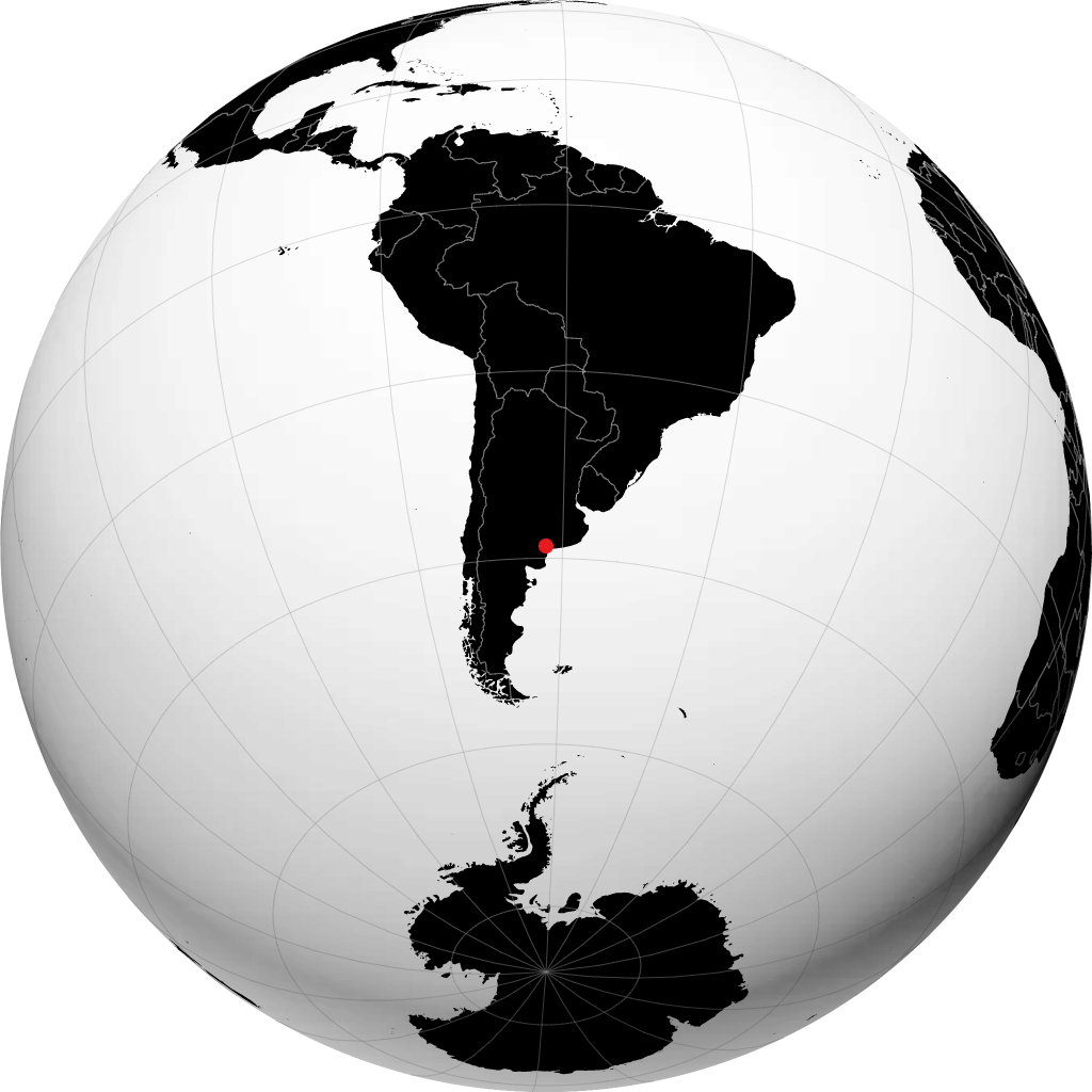 Bahía Blanca en el globo