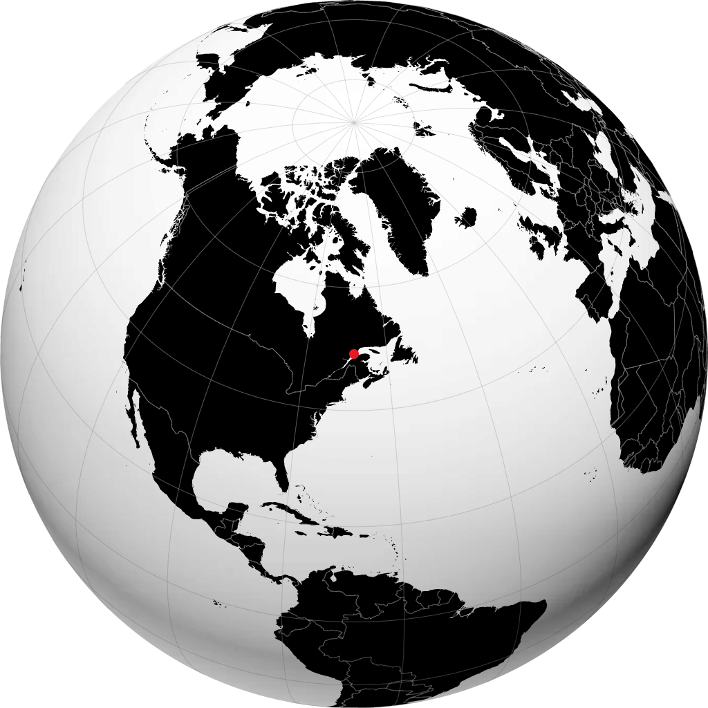 Baie-Comeau en el globo
