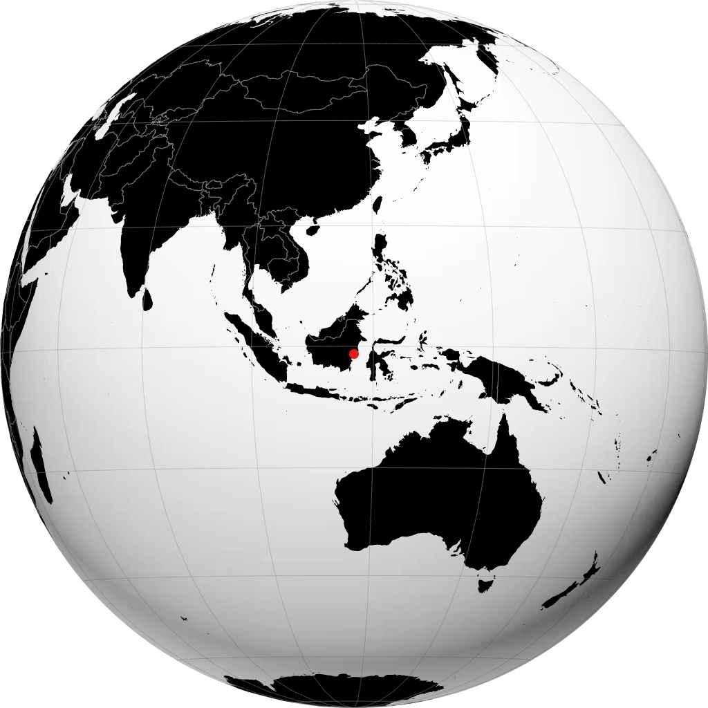Balikpapan en el globo