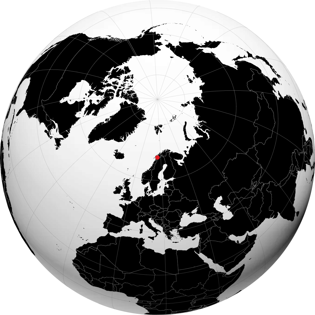 Ballangen en el globo