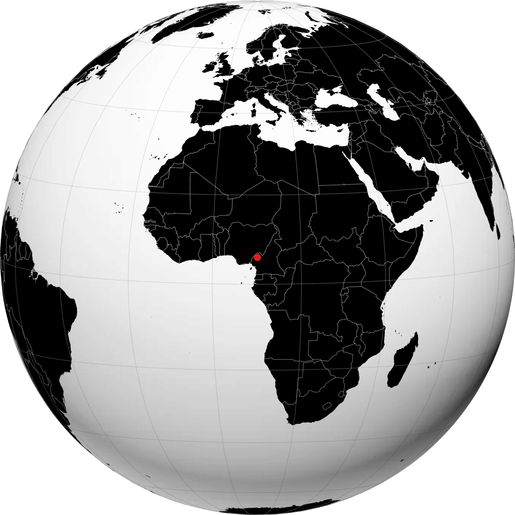 Bamenda en el globo