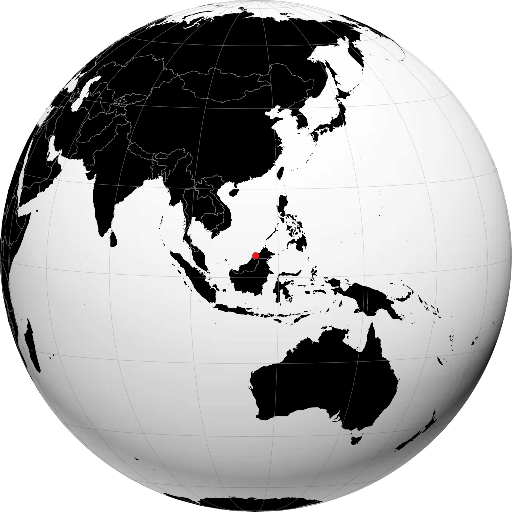 Bandar Seri Begawan en el globo