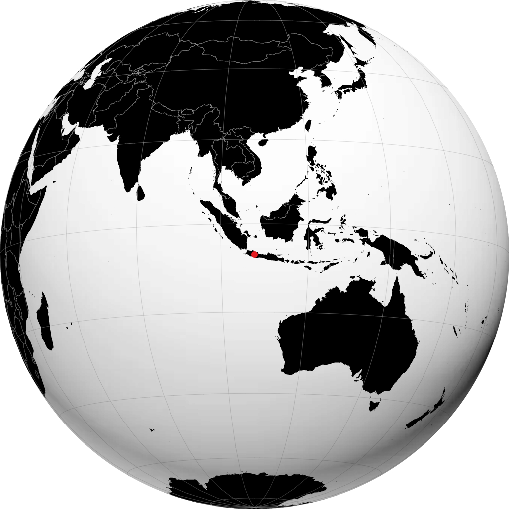 Bandung en el globo