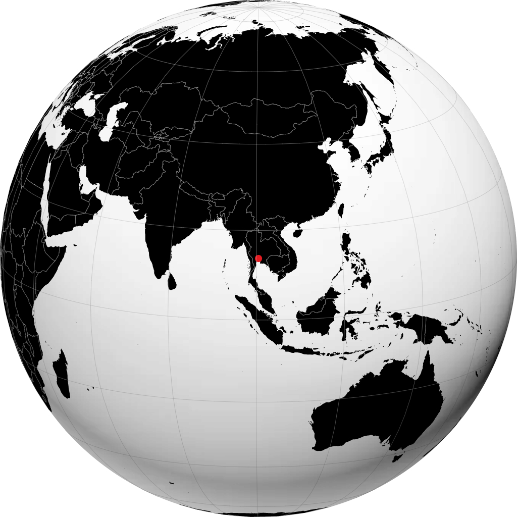 Bangkok en el globo