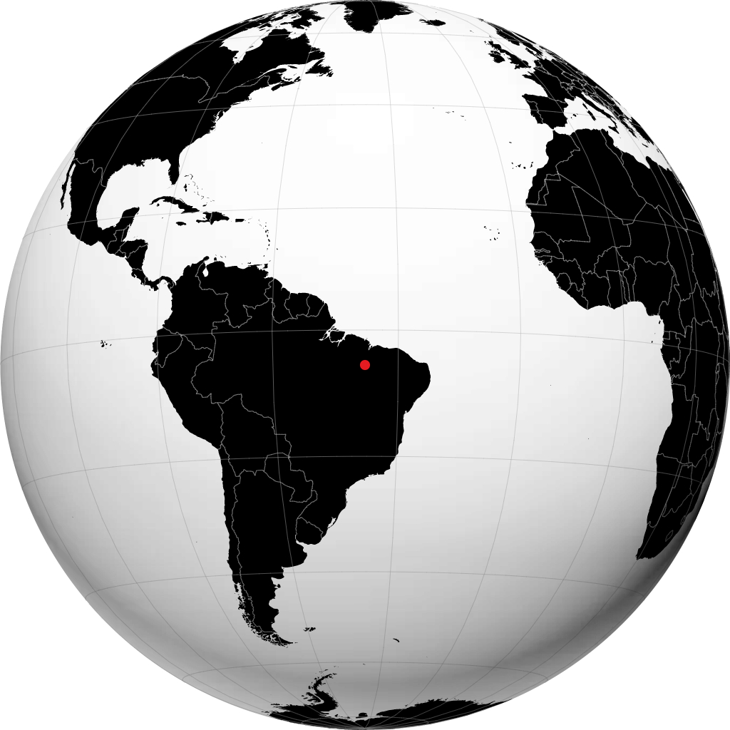 Barra do Corda en el globo