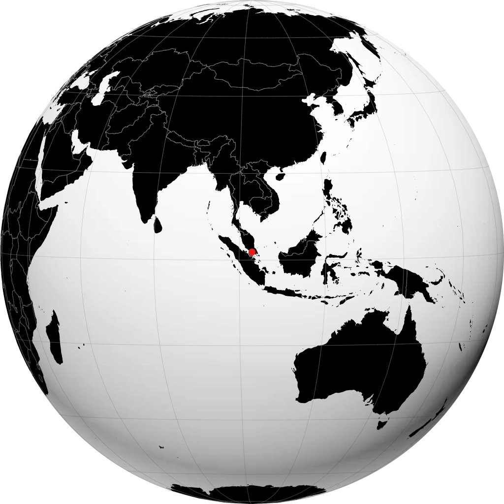 Batu Pahat en el globo