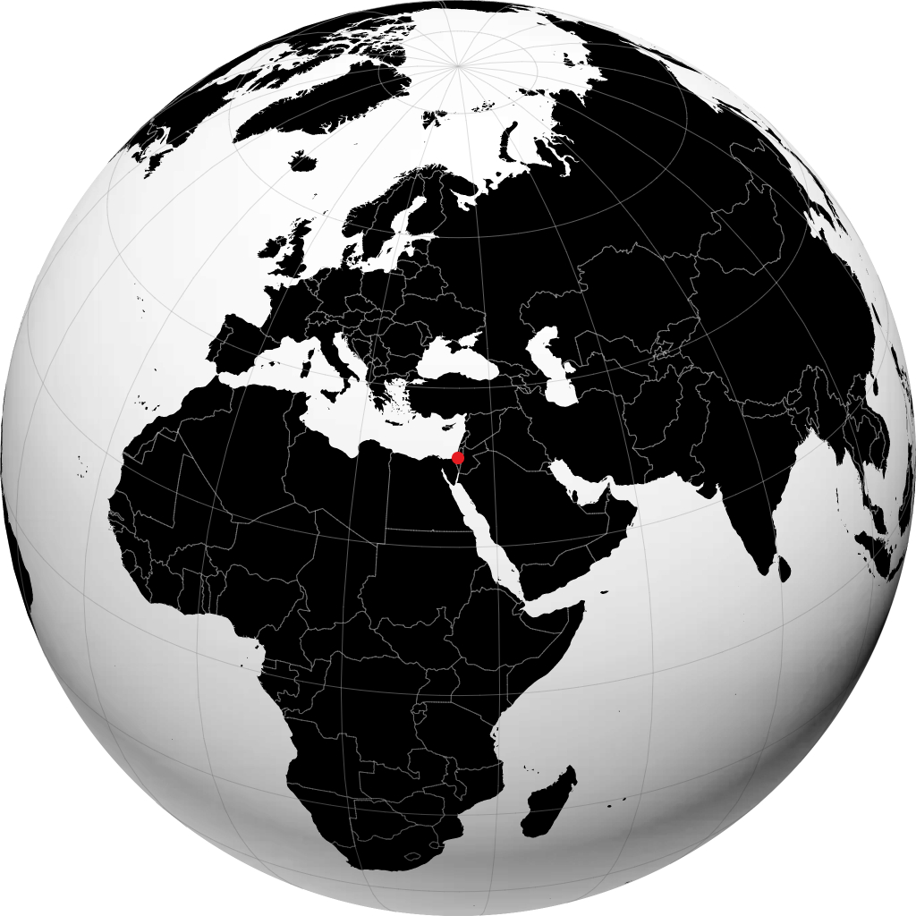 Beersheba en el globo