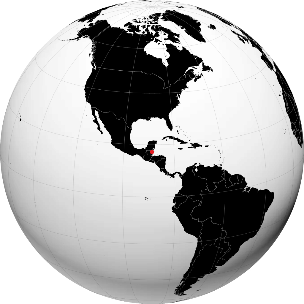 Belmopan en el globo