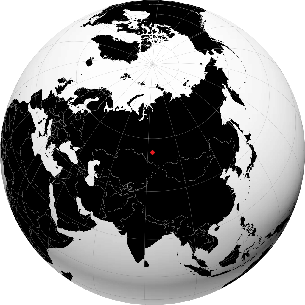 Berdsk en el globo