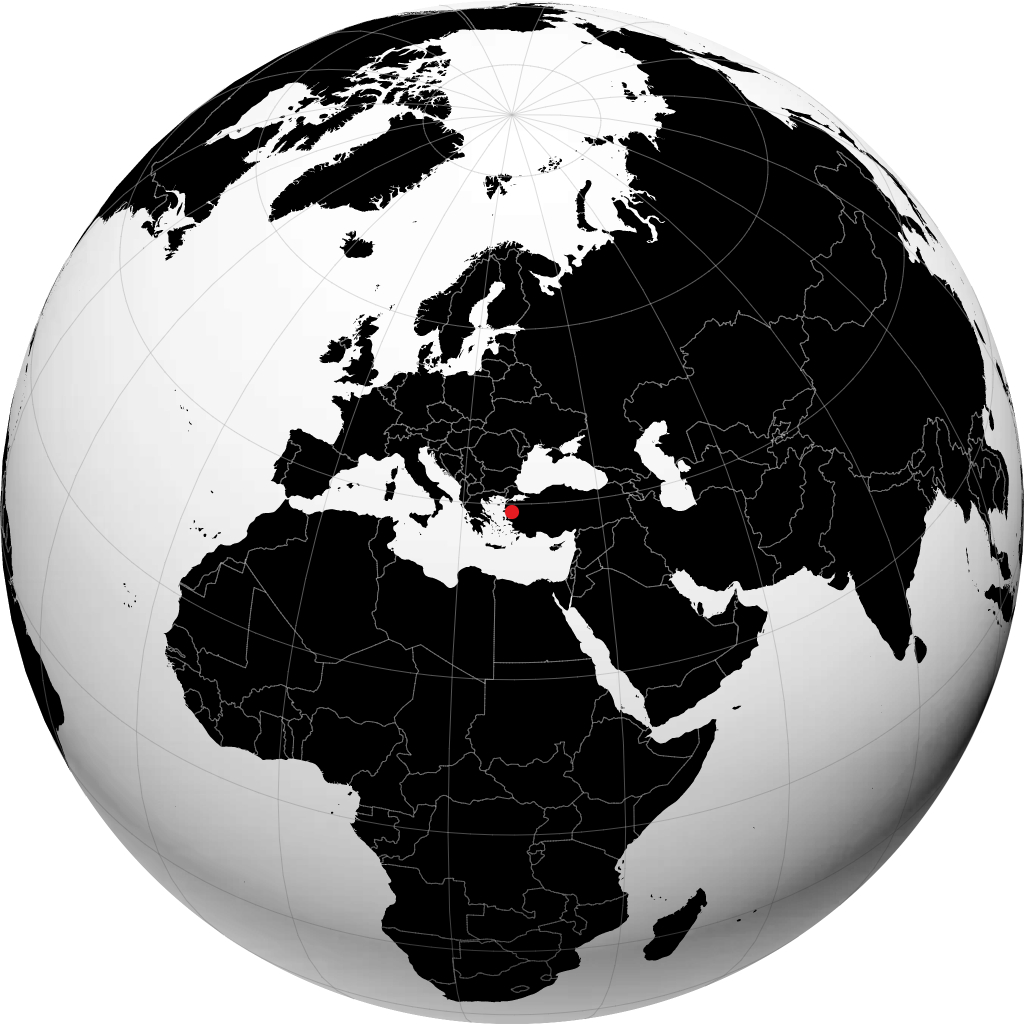Bergama en el globo
