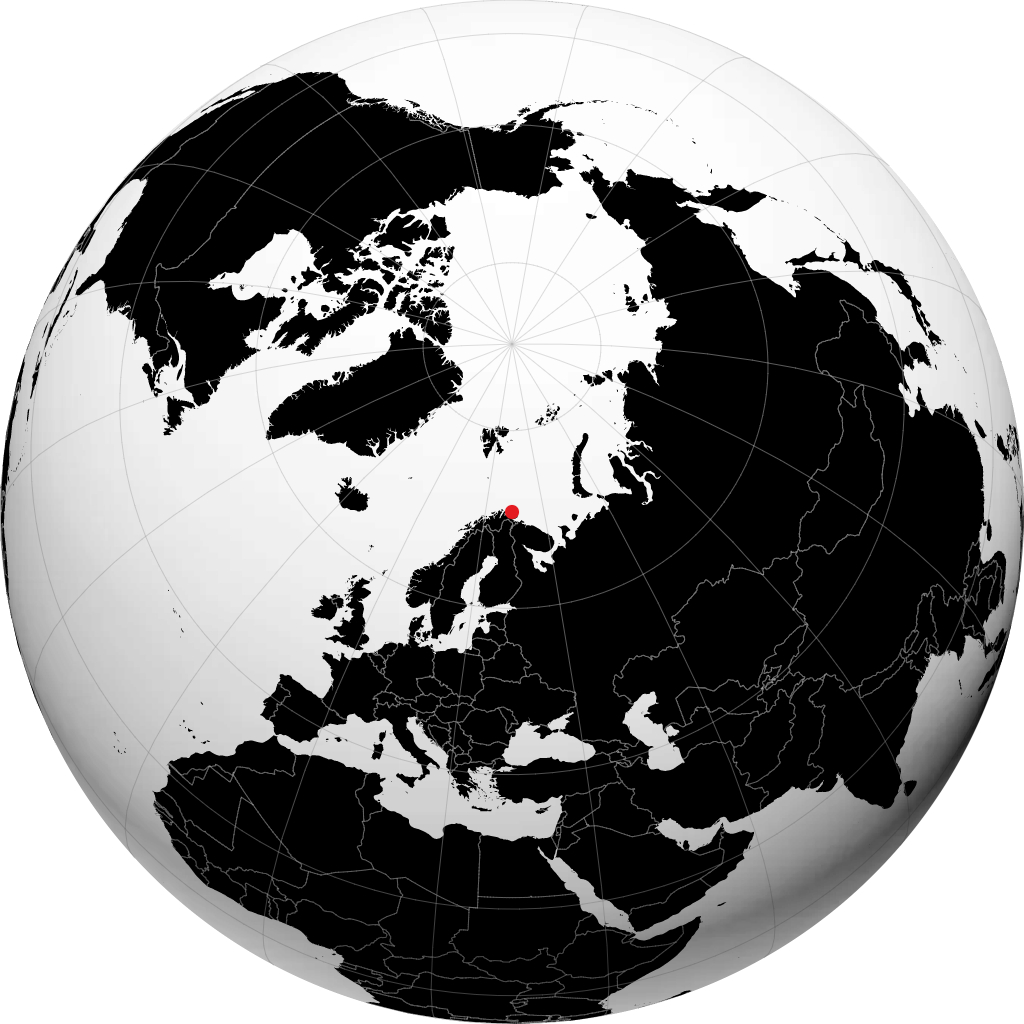 Berlevåg en el globo