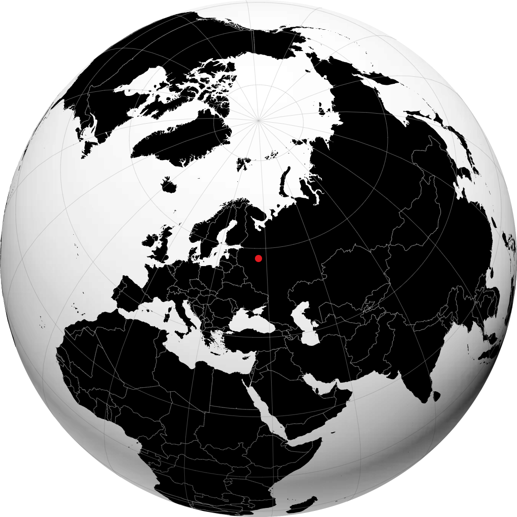 Bezhetsk en el globo