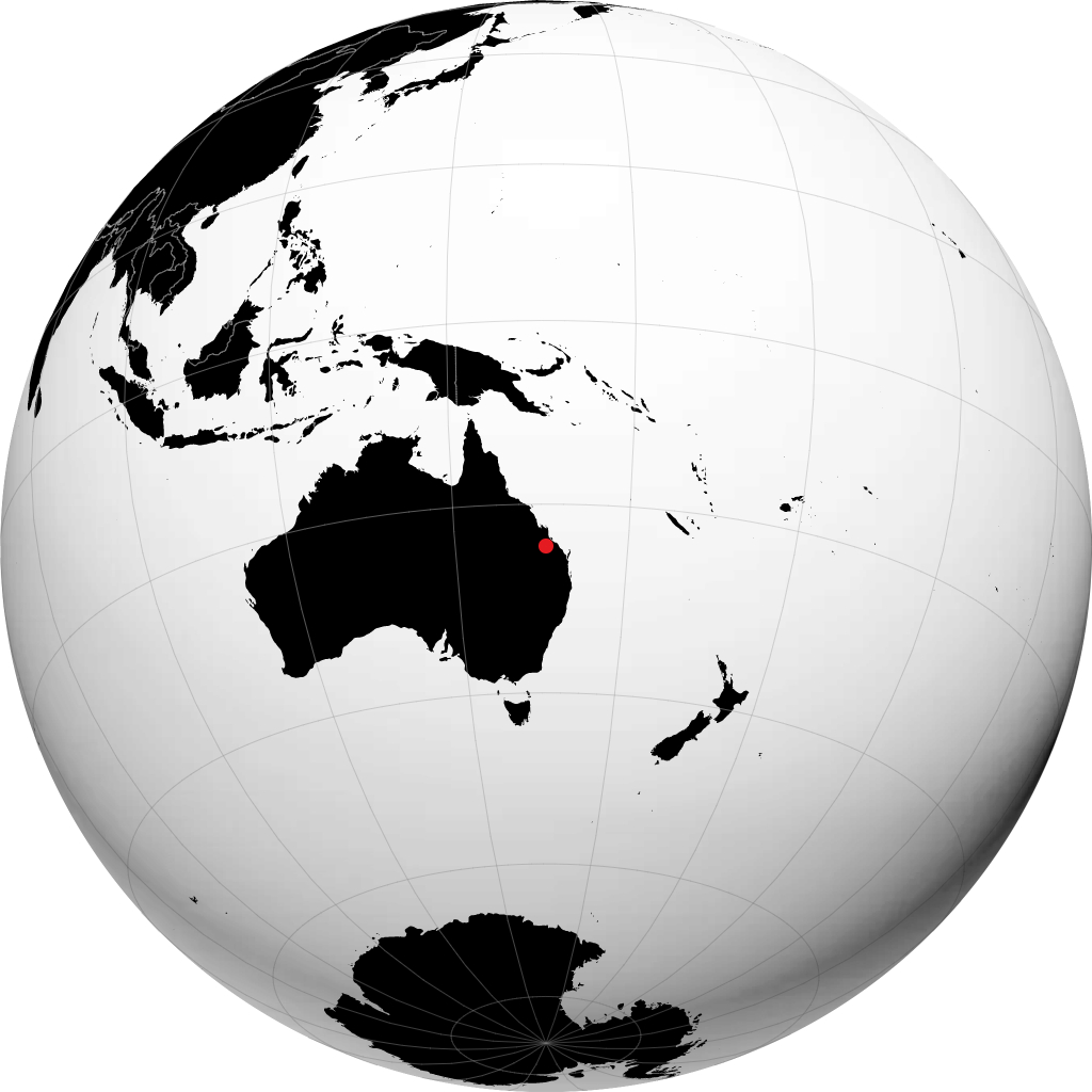 Biloela en el globo